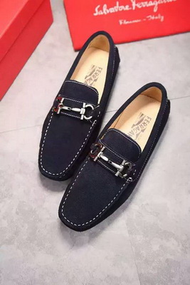Salvatore Ferragamo Business Casual Men Shoes--027